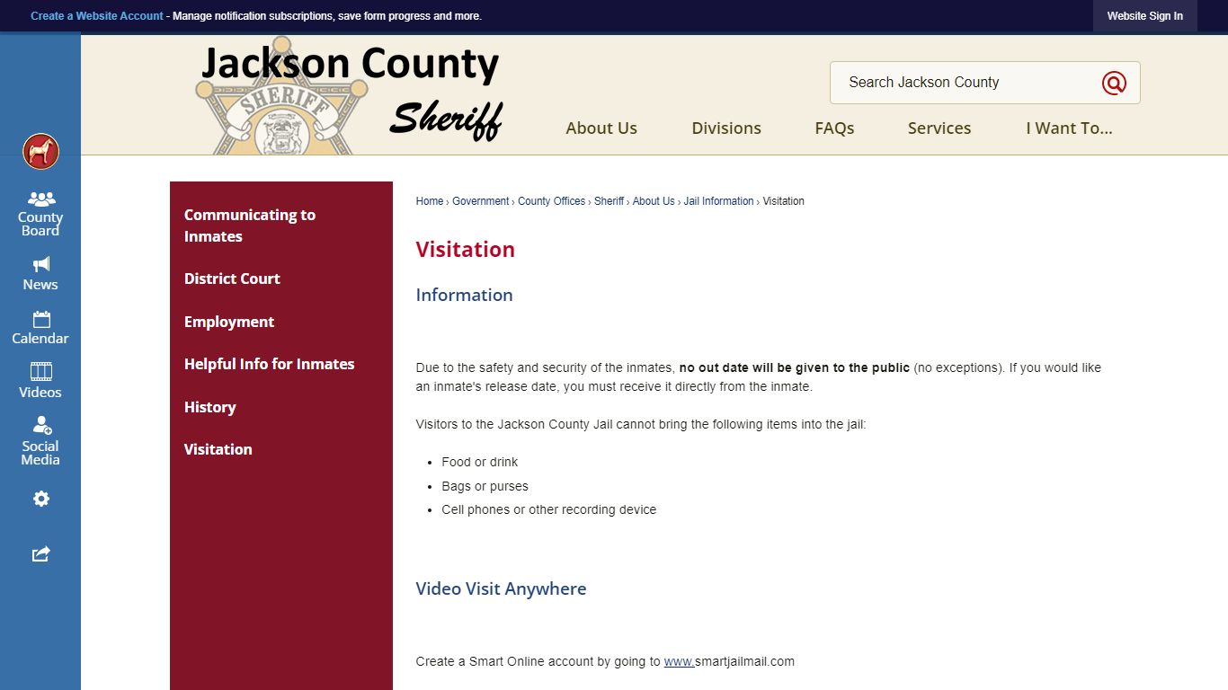 Visitation | Jackson County, MI